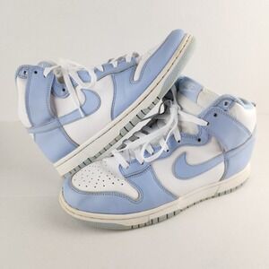 Nike Dunk High Aluminum Women's Size 8 Light Blue White DD1869-107